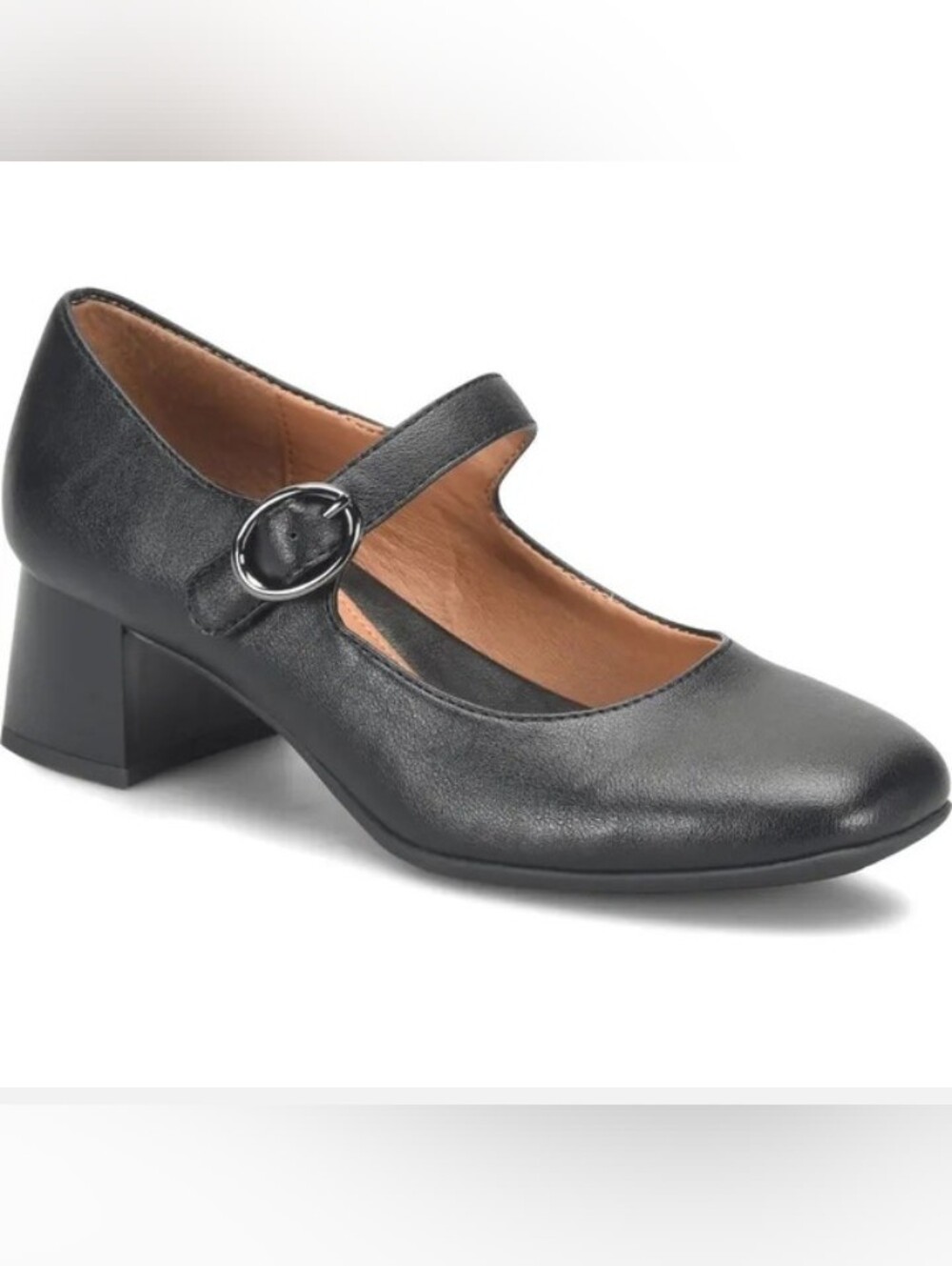 Eurosoft Paulette Faux Leather Mary Jane Pumps Black Size 6